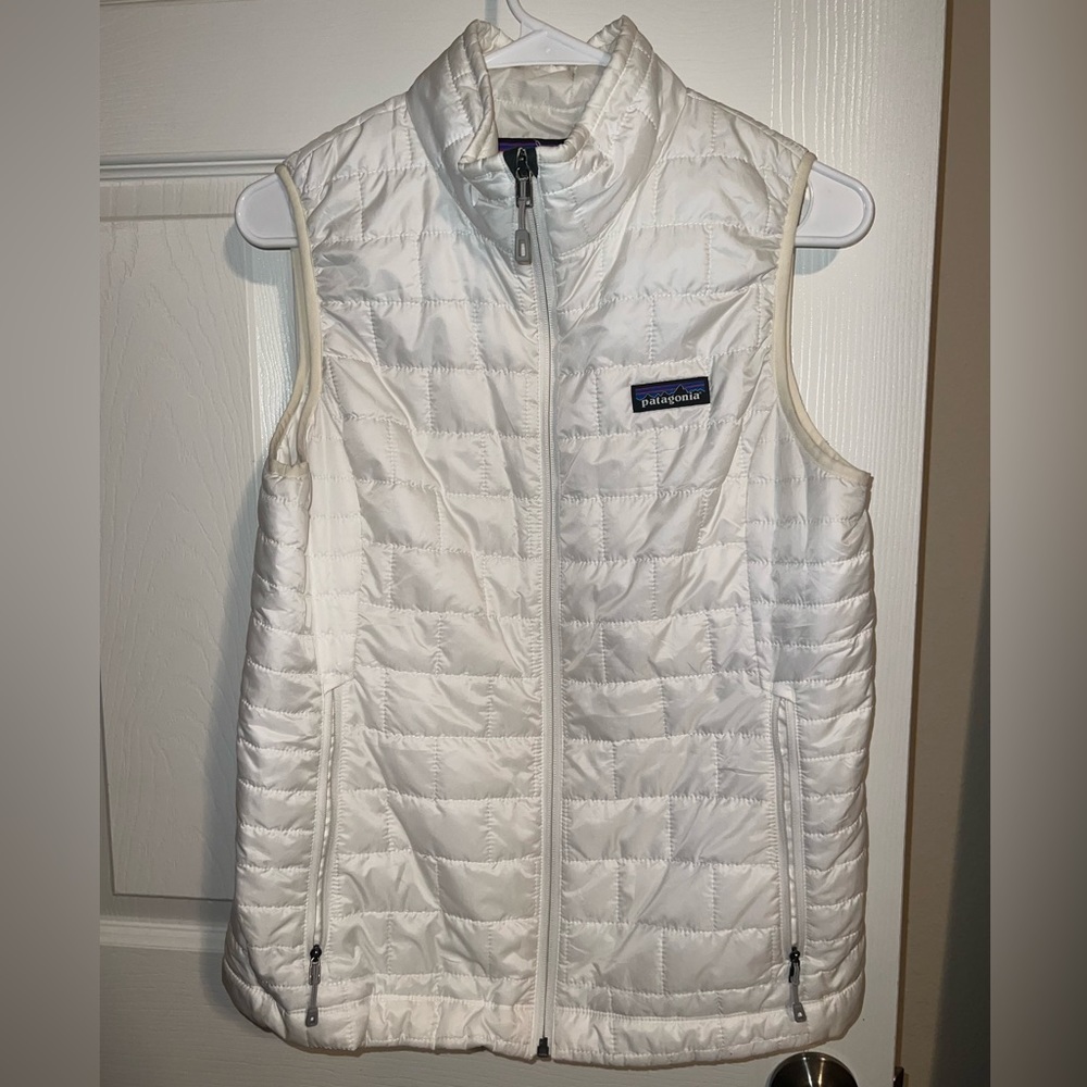 White Patagonia Vest